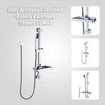 Hand Held Shower Rail Soap Dish Bathroom Set