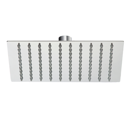 200Mm Shower Head Square 304Ss Polished Chrome Finish