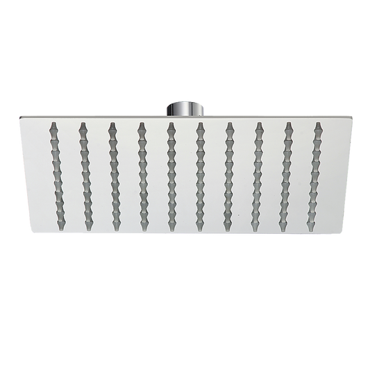 200Mm Shower Head Square 304Ss Polished Chrome Finish
