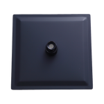 200Mm Shower Head Square 304Ss Electroplated Matte Black Finish