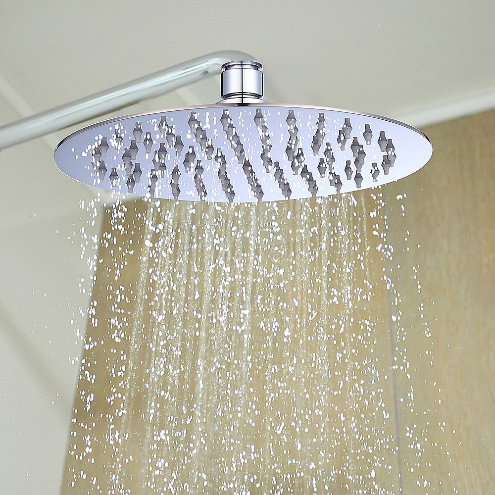 200Mm Shower Head Round 304Ss Polished Chrome Finish