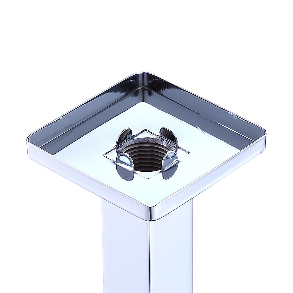 Shower Head Arm Wall Connector Square Bathroom Rainforest Showerhead