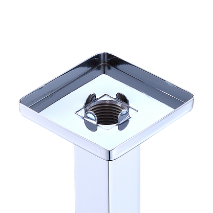 Shower Head Arm Wall Connector Square Bathroom Rainforest Showerhead