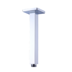 Shower Head Arm Wall Connector Square Bathroom Rainforest Showerhead