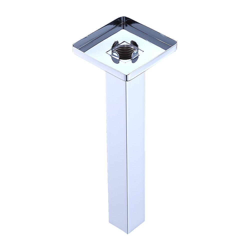 Shower Head Arm Wall Connector Square Bathroom Rainforest Showerhead
