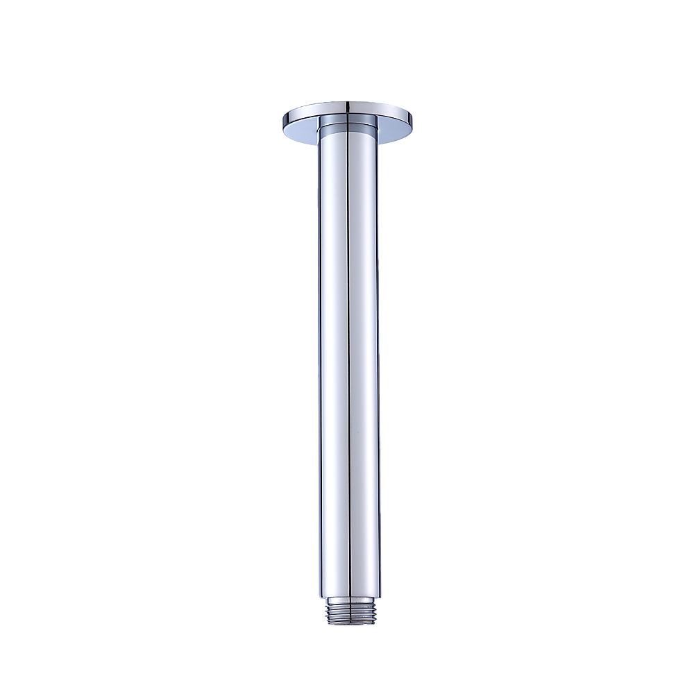 Shower Head Arm Wall Connector Round Bathroom Rainforest Showerhead