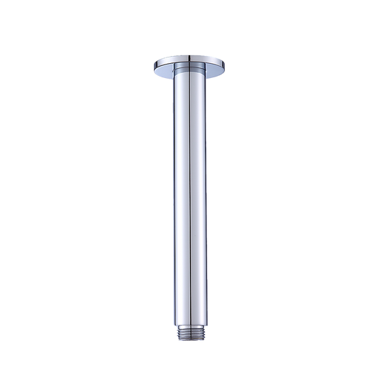 Shower Head Arm Wall Connector Round Bathroom Rainforest Showerhead