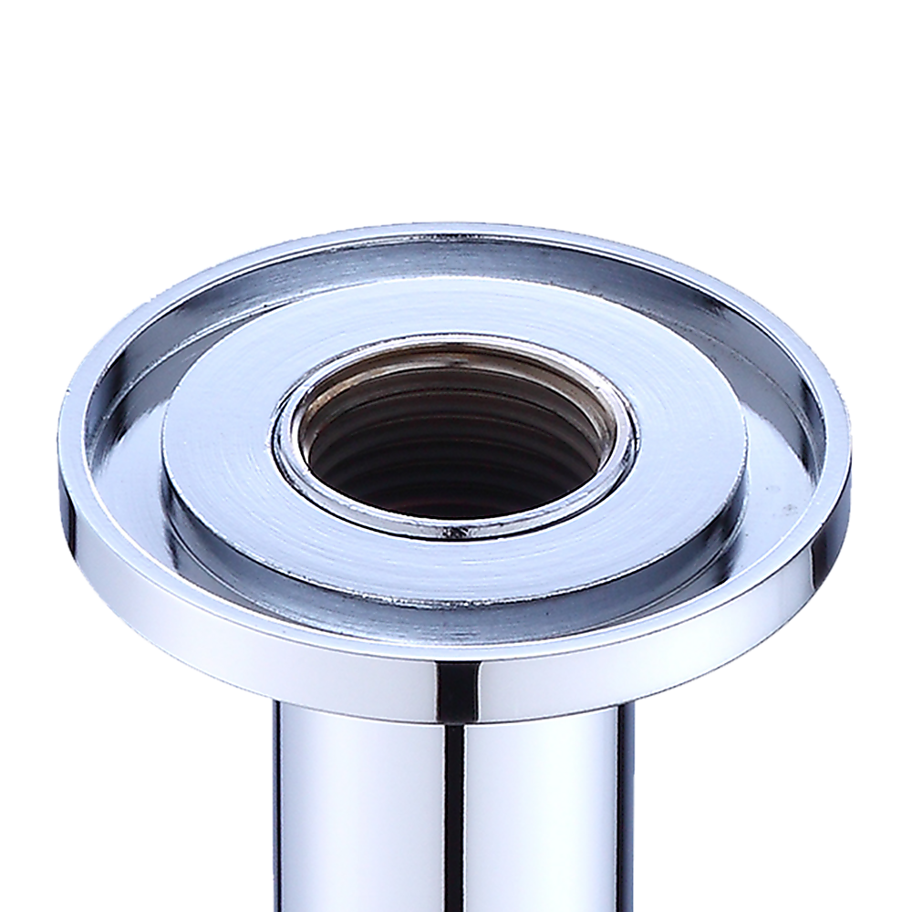Shower Head Arm Wall Connector Round Bathroom Rainforest Showerhead