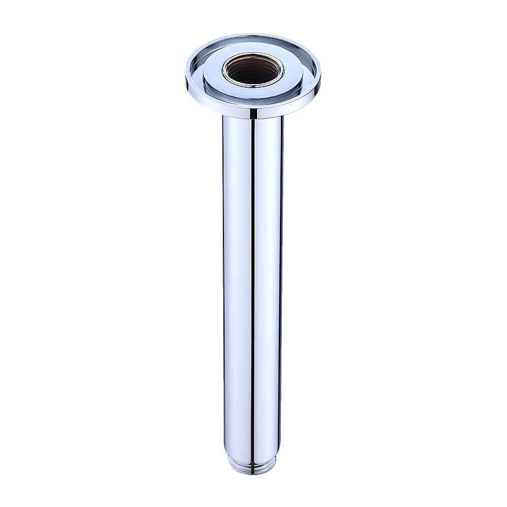 Shower Head Arm Wall Connector Round Bathroom Rainforest Showerhead