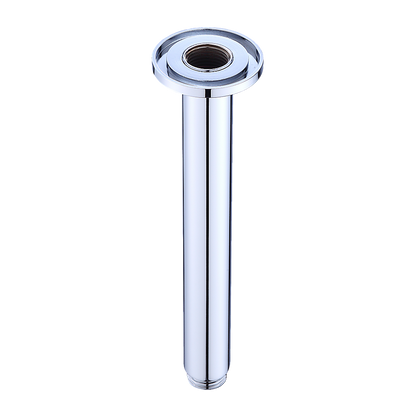 Shower Head Arm Wall Connector Round Bathroom Rainforest Showerhead
