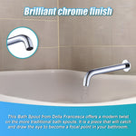 160mm Bath Spout Polished Chrome Finish