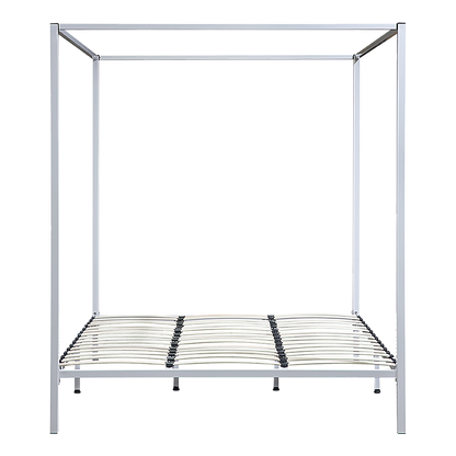 Stylish design 4 Four Poster King Bed Frame-Gold/Cream