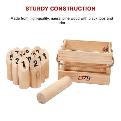 Number Toss Wooden Outdoor Games Set