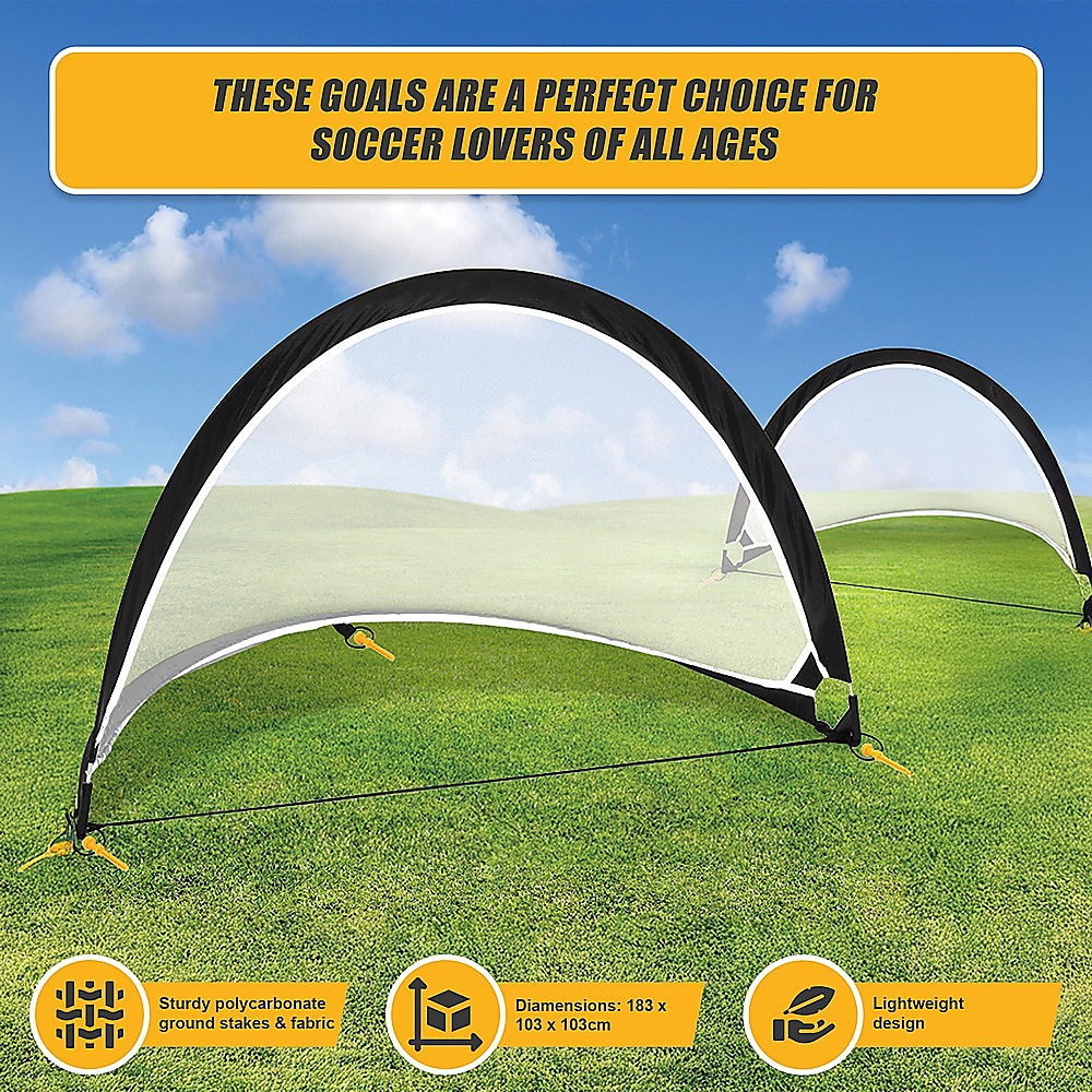 Pop Up Portable Soccer Football Goals
