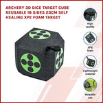 Reusable 18-Sided 3D Archery Dice Target Cube