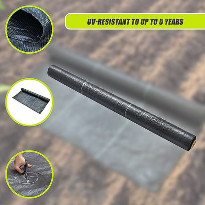 Heavy Duty Weed Control Pp Woven Fabric, 1.83M X 30M