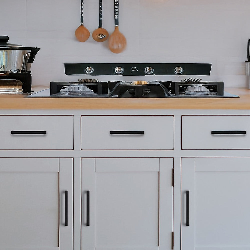 128Mm Black Kitchen Cabinet Handles