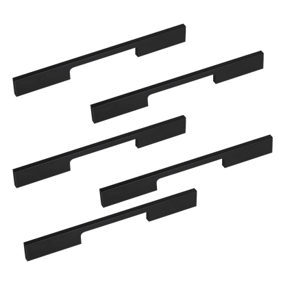 160Mm Black Kitchen Cabinet Handles