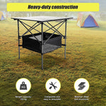 Folding Camping Table - Heavy Duty Steel & Aluminium