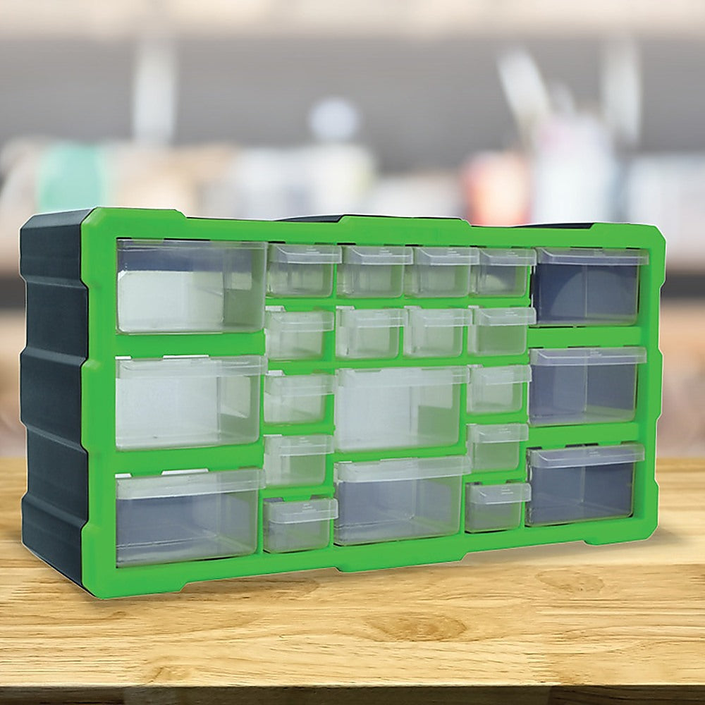 Home Garage 22-Drawer Parts Organizer