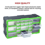 22-Drawer Parts Storage Cabinet - Home Garage Tool Box