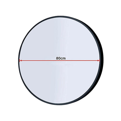 Round Wall Mirror Bathroom Makeup Mirror-80cm/90cm