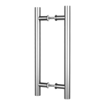 Round 300mm Push Pull Stainless Steel Door Handle