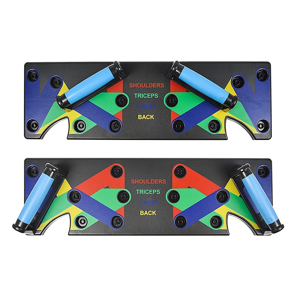 9-in-1 Push Up Board with Yoga Bands Fitness Stand