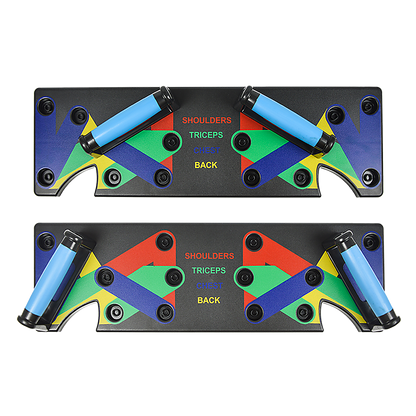 9-in-1 Push Up Board with Yoga Bands Fitness Stand