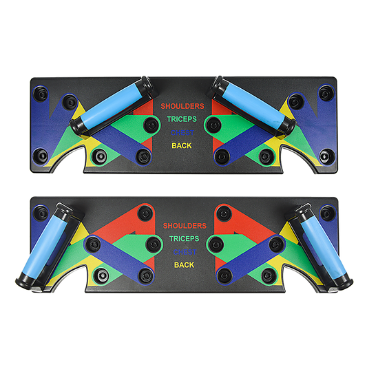 9-in-1 Push Up Board with Yoga Bands Fitness Stand