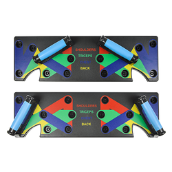 9-in-1 Push Up Board with Yoga Bands Fitness Stand