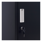 Dual-Compartment Vertical Wardrobe Space-Saving Organization
