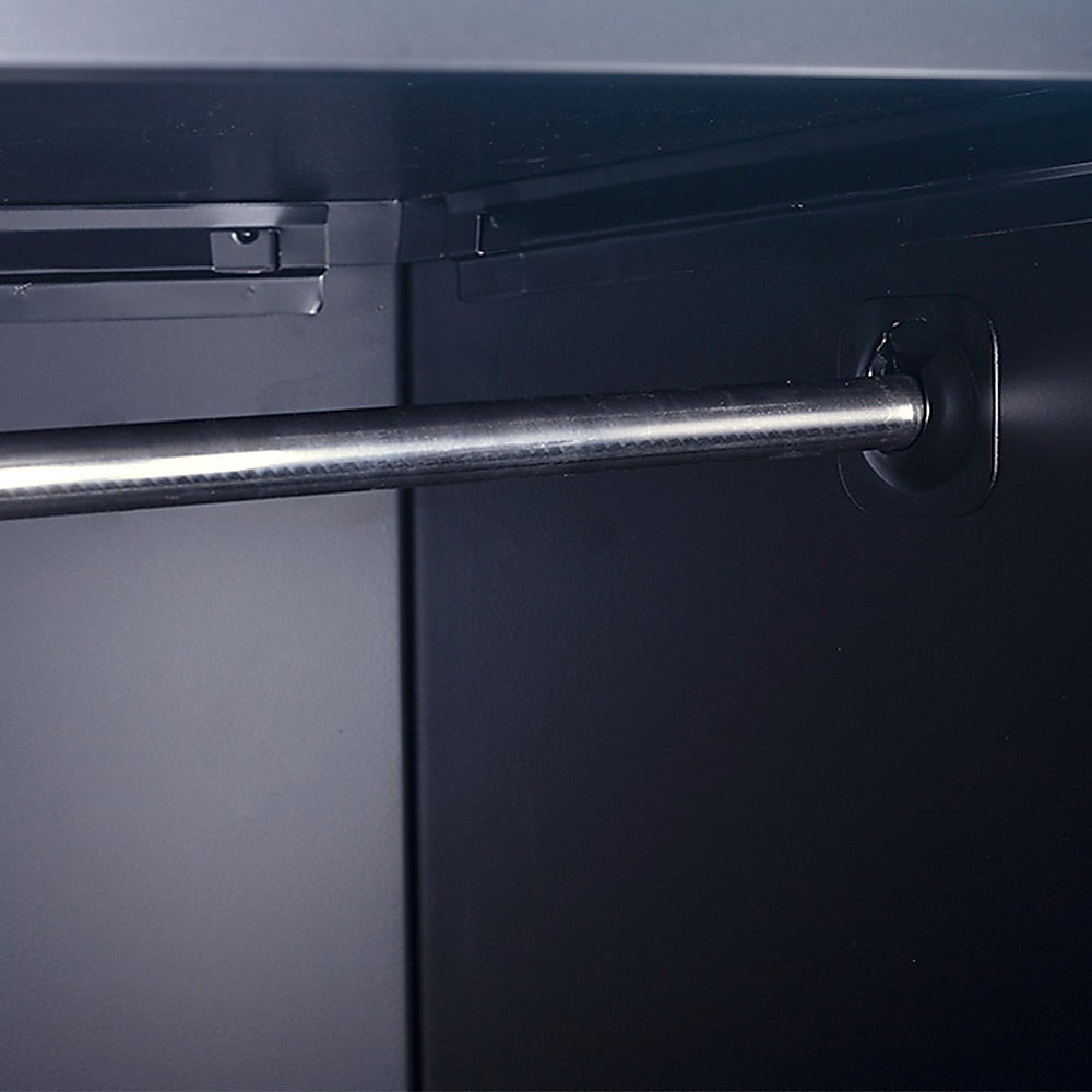 Dual-Compartment Vertical Wardrobe Space-Saving Organization