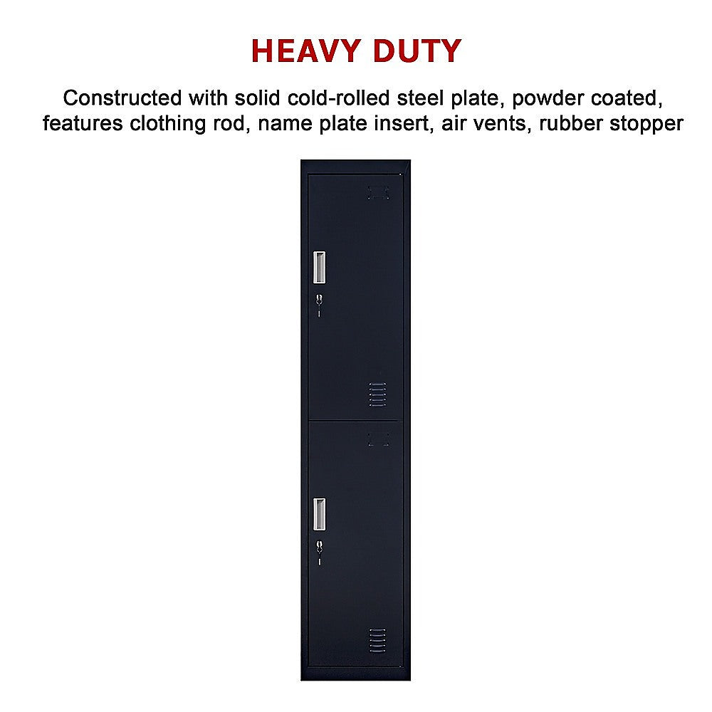Dual-Compartment Vertical Wardrobe Space-Saving Organization