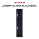 Dual-Compartment Vertical Wardrobe Space-Saving Organization