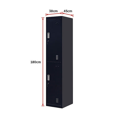 Dual-Compartment Vertical Wardrobe Space-Saving Organization