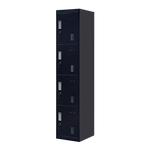 Quad-Compartment Vertical Locker Efficient Storage Solution