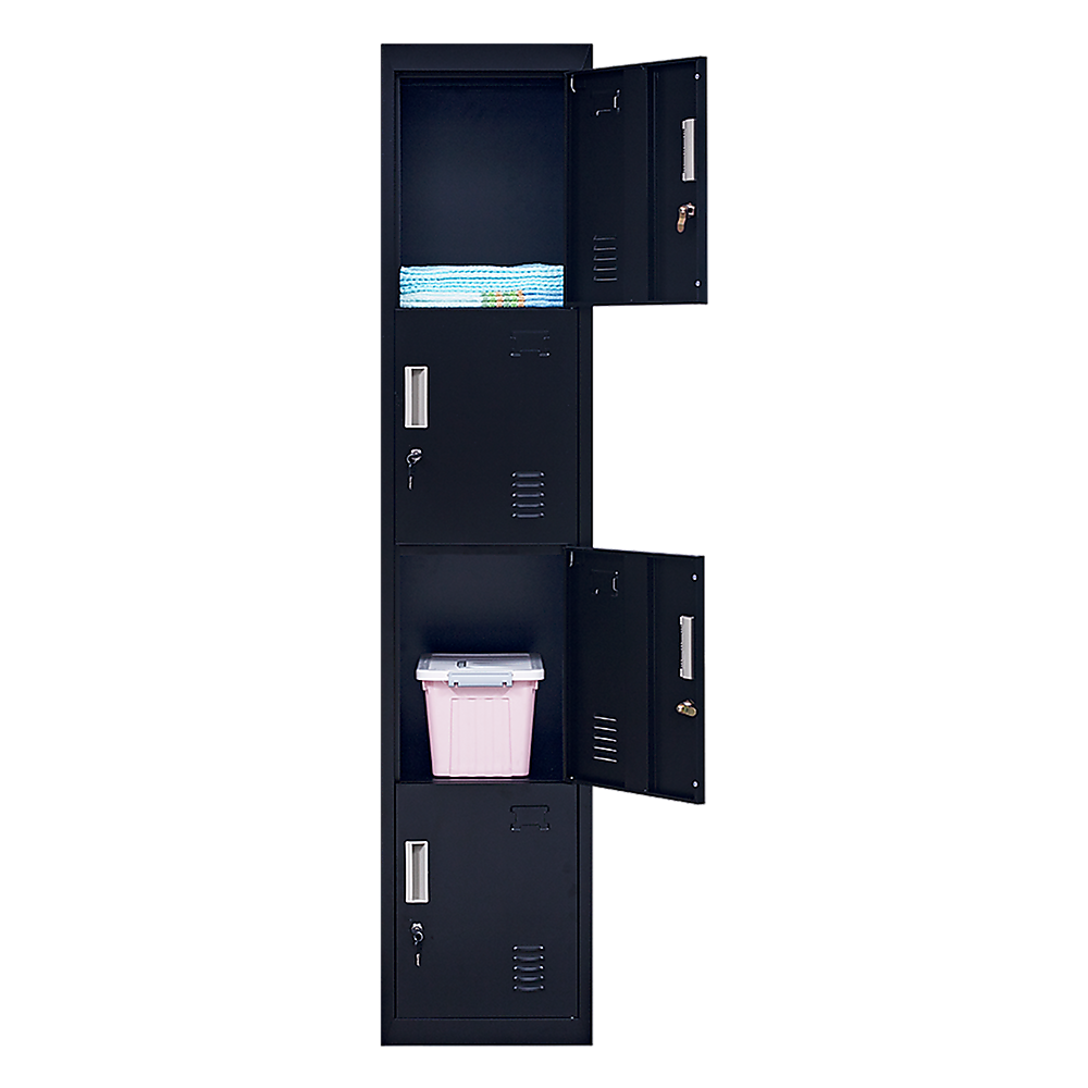 Quad-Compartment Vertical Locker Efficient Storage Solution
