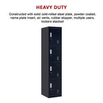 Quad-Compartment Vertical Locker Efficient Storage Solution