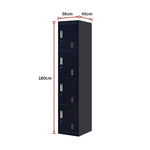 Quad-Compartment Vertical Locker Efficient Storage Solution