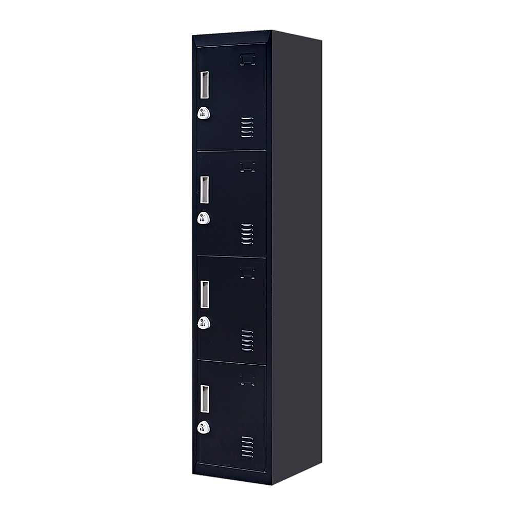 Quadruple-Door Vertical Cabinet Organize With Ease