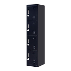 Quadruple-Door Vertical Cabinet Organize With Ease