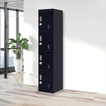 Quadruple-Door Vertical Cabinet Organize With Ease