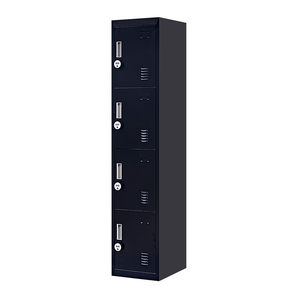 Four-Section Vertical Wardrobe Efficient Storage Solution