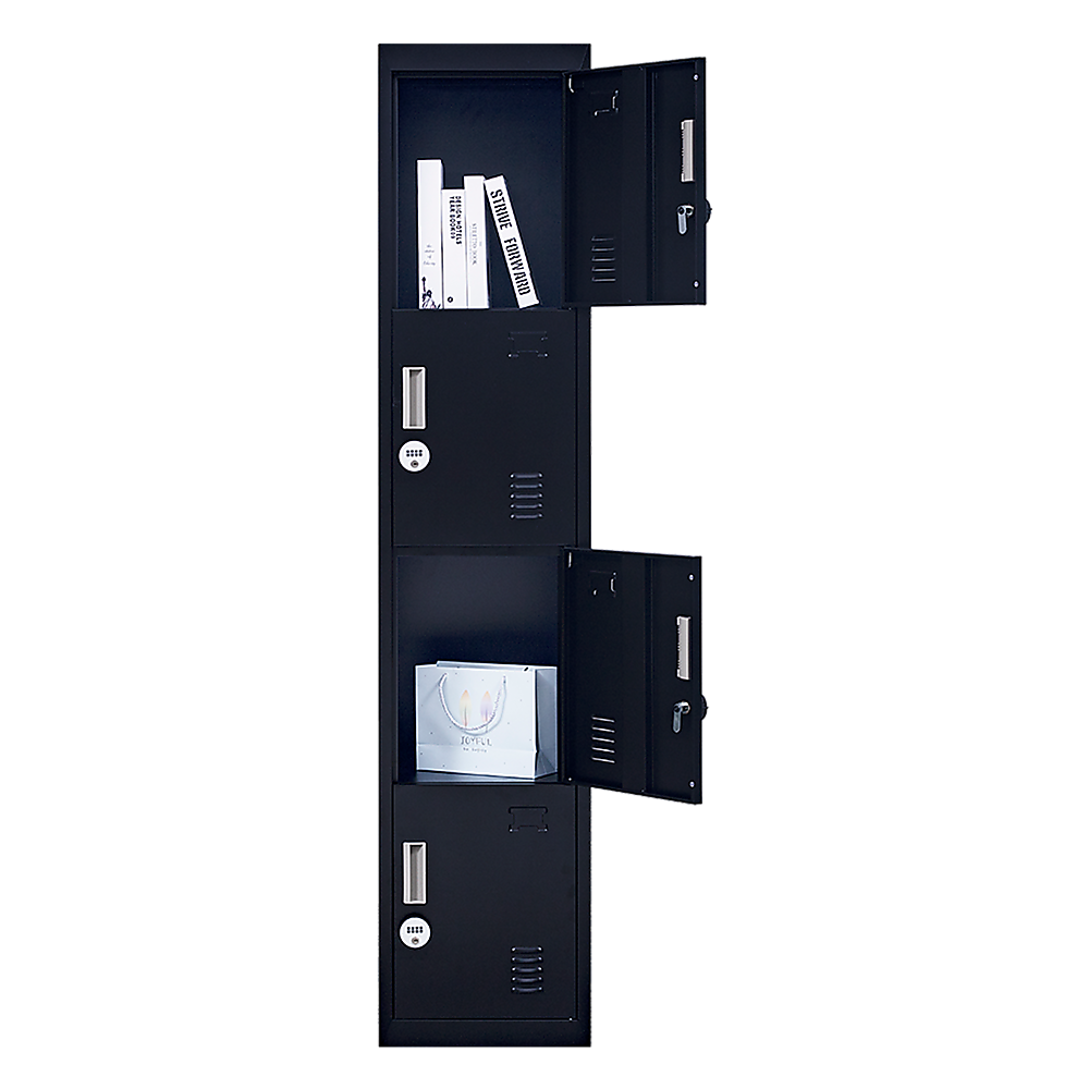 Four-Section Vertical Wardrobe Efficient Storage Solution