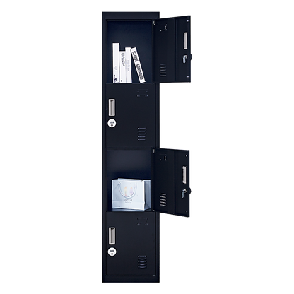Four-Section Vertical Wardrobe Efficient Storage Solution