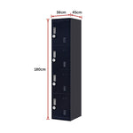 Four-Section Vertical Wardrobe Efficient Storage Solution