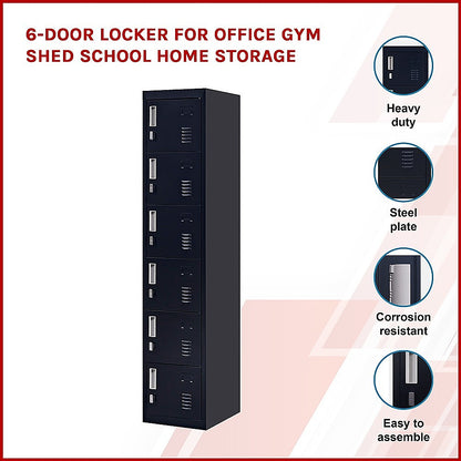 Six-Compartment Wardrobe Versatile Storage Solution