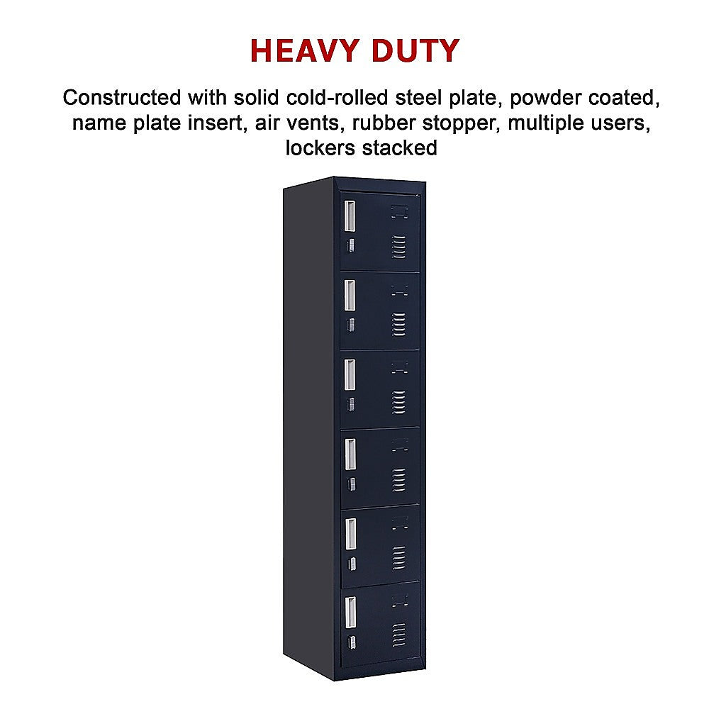 Six-Compartment Wardrobe Versatile Storage Solution