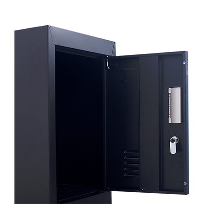Six-Door Vertical Cabinet Spacious Storage For Gym And Office